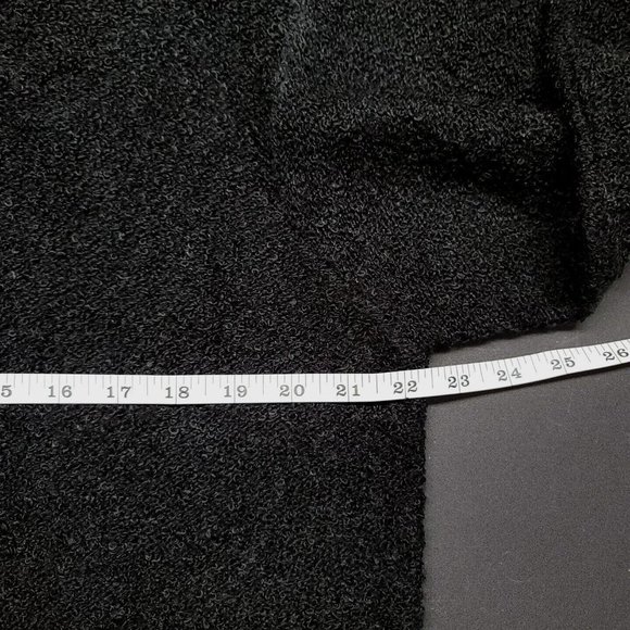 Vintage Russ Women's Button Front Sweater Cardigan Floral Pearls Black Size Lg - Picture 14 of 14